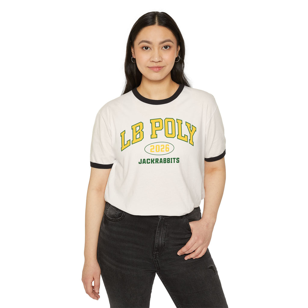 LB Poly Premium Personalizable "Graduation Year" Sports Ringer T-Shirt