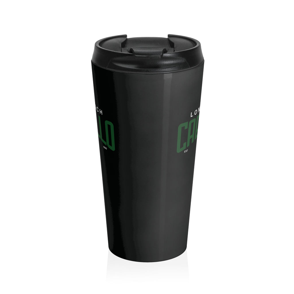 Long Beach Cabrillo Jaguars Steel Travel Mug