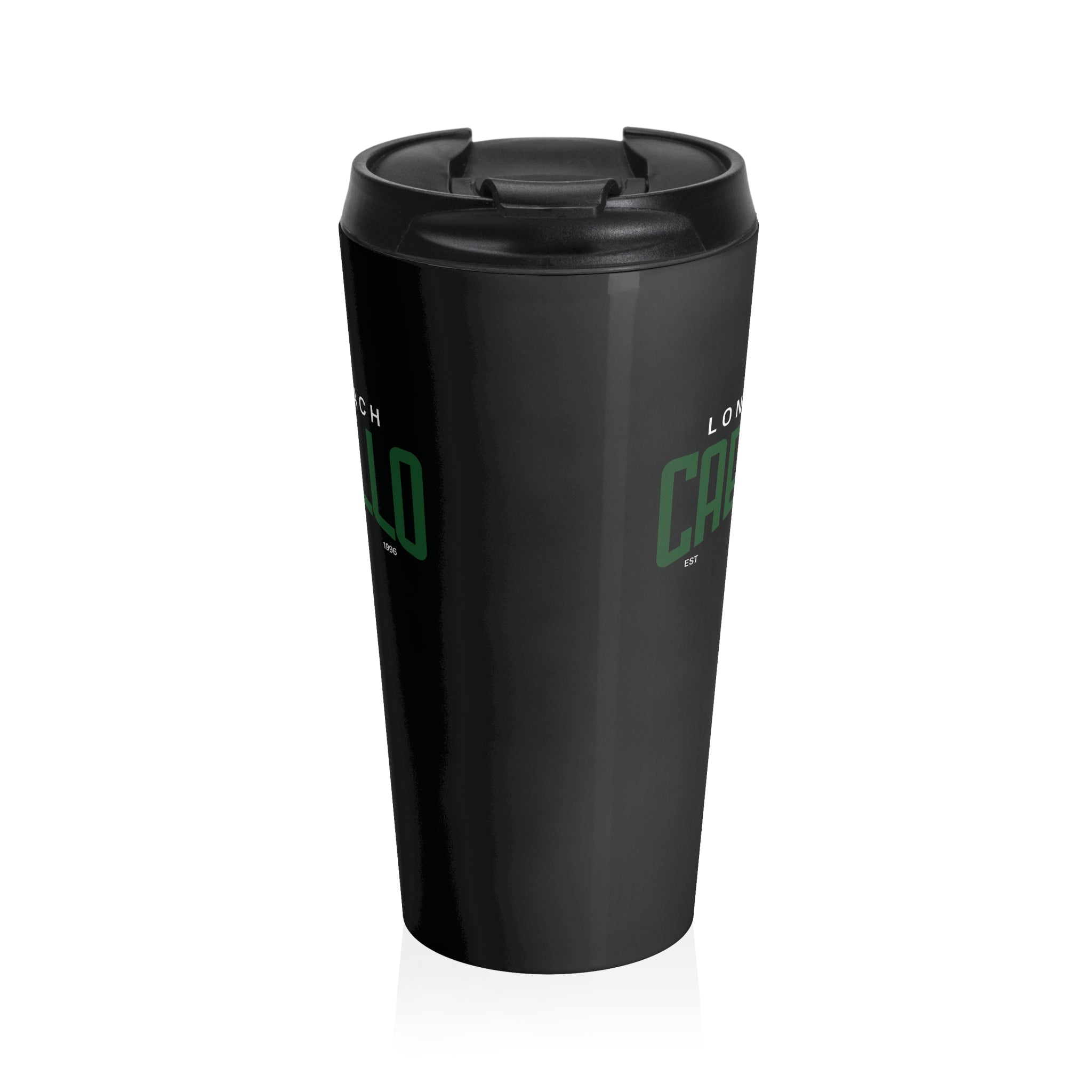 Long Beach Cabrillo Jaguars Steel Travel Mug