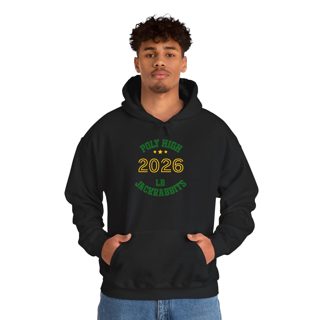 LB Poly Personalizable "Graduation Year" Badge Pullover Hoodie