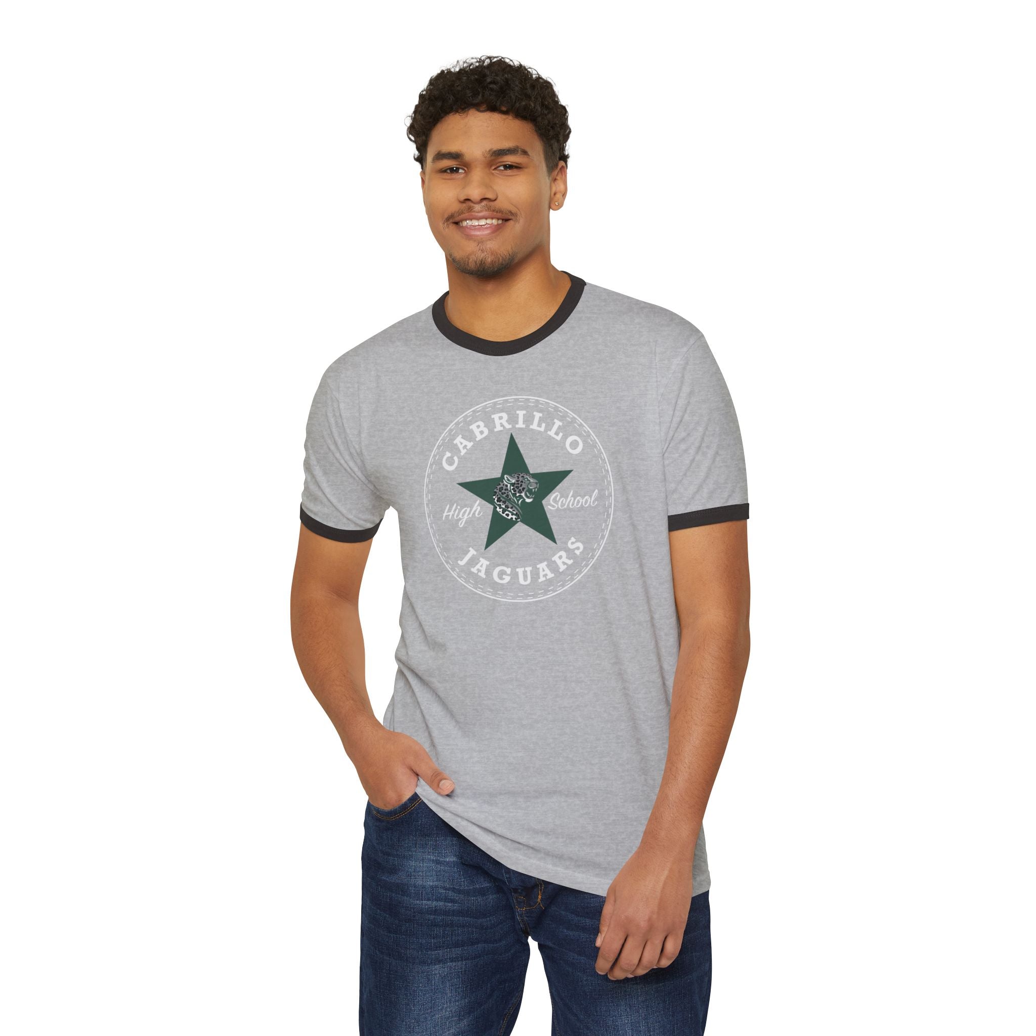 Long Beach Cabrillo Star Premium Ringer T-Shirt
