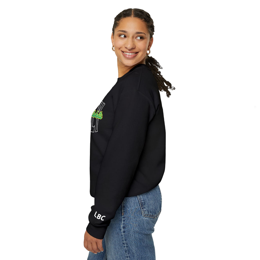 Personalizable Initial Embroidery Poly Crewneck Sweatshirt